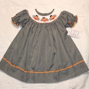 NOLA Smocked Halloween dress-ADORABLE Dress!